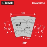 Hacker-Model HCT9405PRW - H0 - Reduktionsstück zwischen den Durchmessern 21 und 22,5 cm - Set 2